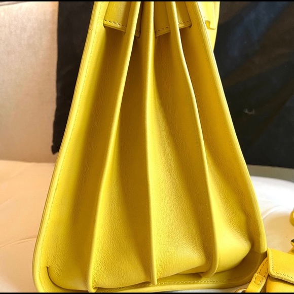 Saint Laurent Leather Satchel Bag - Picture 3 of 5